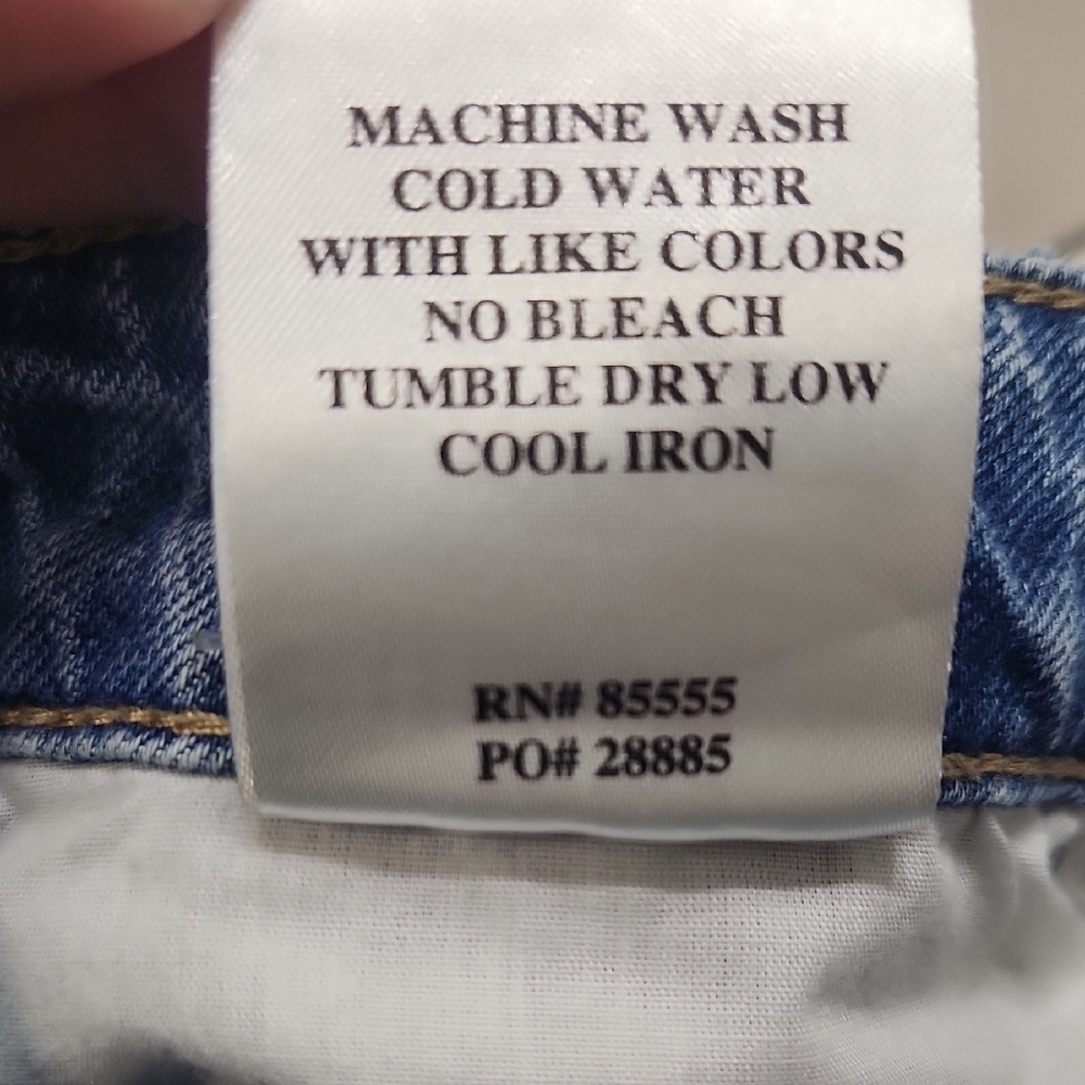 Eunina Tobi Distressed Mom Jeans Size 3 - Picture 5 of 7